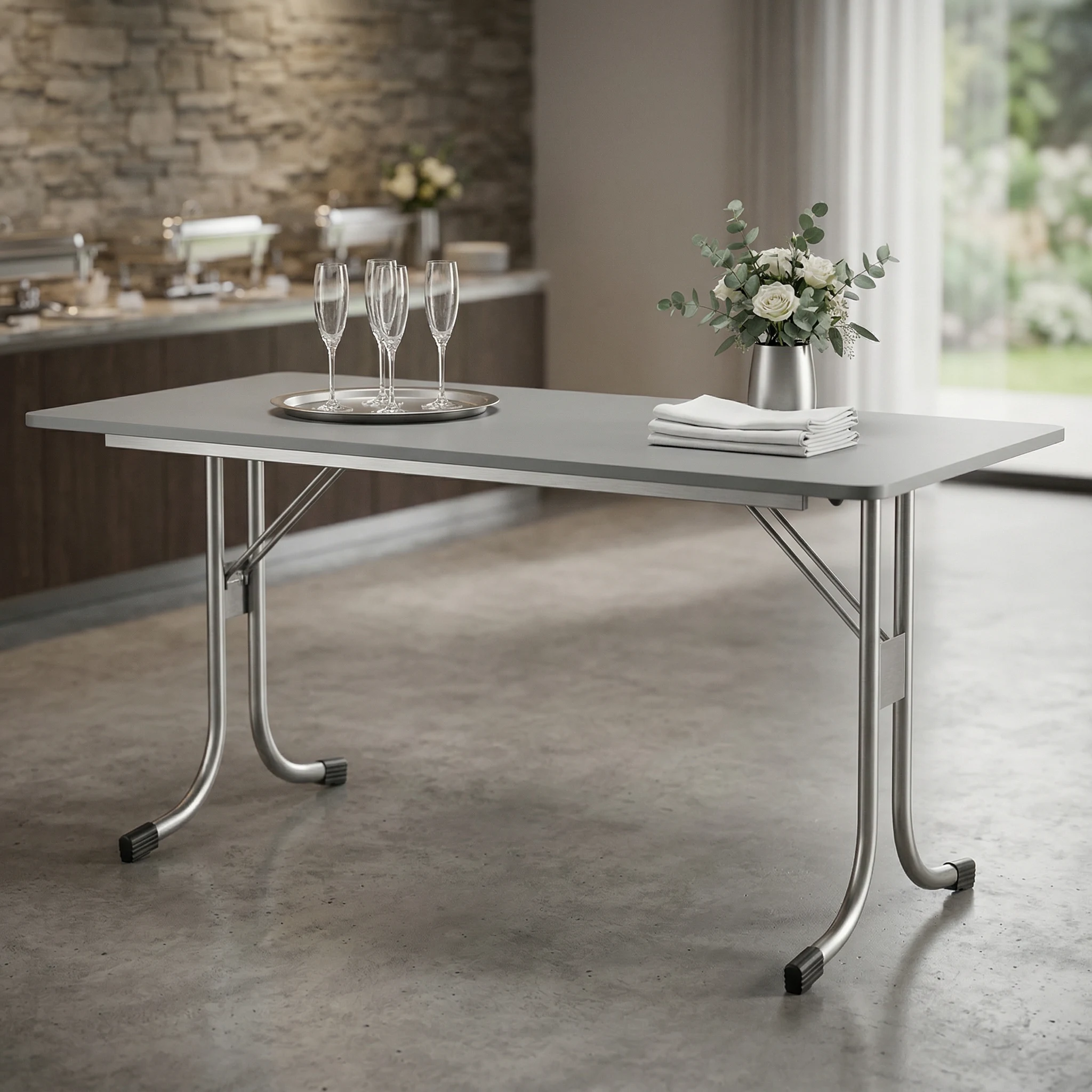 Mesas para catering Trimar
